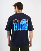 DISCOVERY Men's Climb High Graphic Tee - Night Lagoon